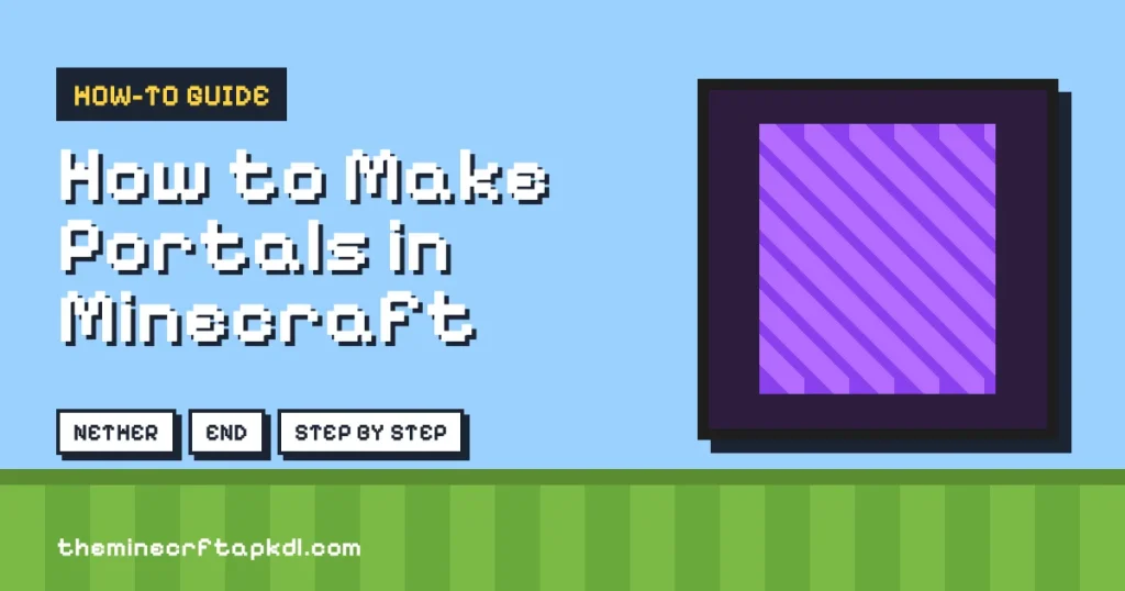 How To Make Portals In Minecraft